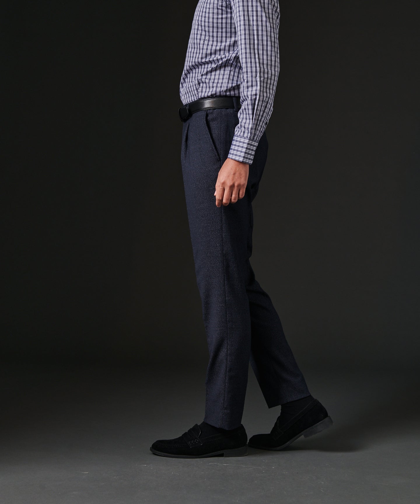 HIROKO KOSHINO LUMILETウールSETUPパンツ